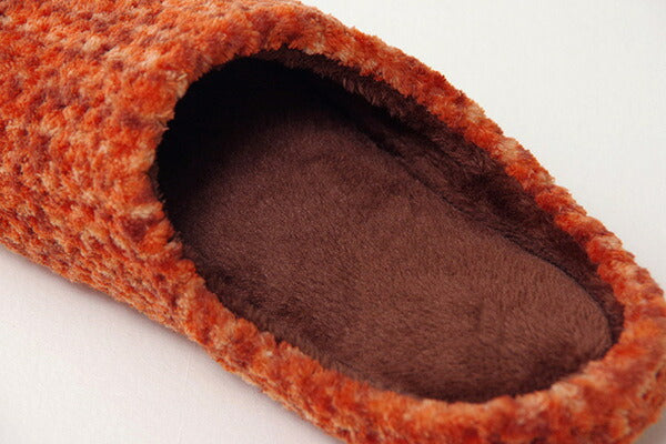 ルームシューズ スリッパ レディース グリーン Mサイズ 約22~24cm 室内 あったか 秋冬 かわいい おしゃれ ギフト プレゼント (代引不可)