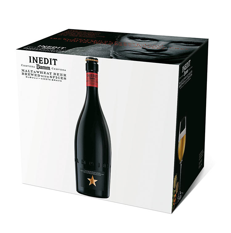 【12本セット】イネディット 750ml INEDIT スペイン ビール ダム DAMM エルブジ 輸入ビール 海外ビール 世界のビール クラフト クラフトビール ビール まとめ買い まとめ売り