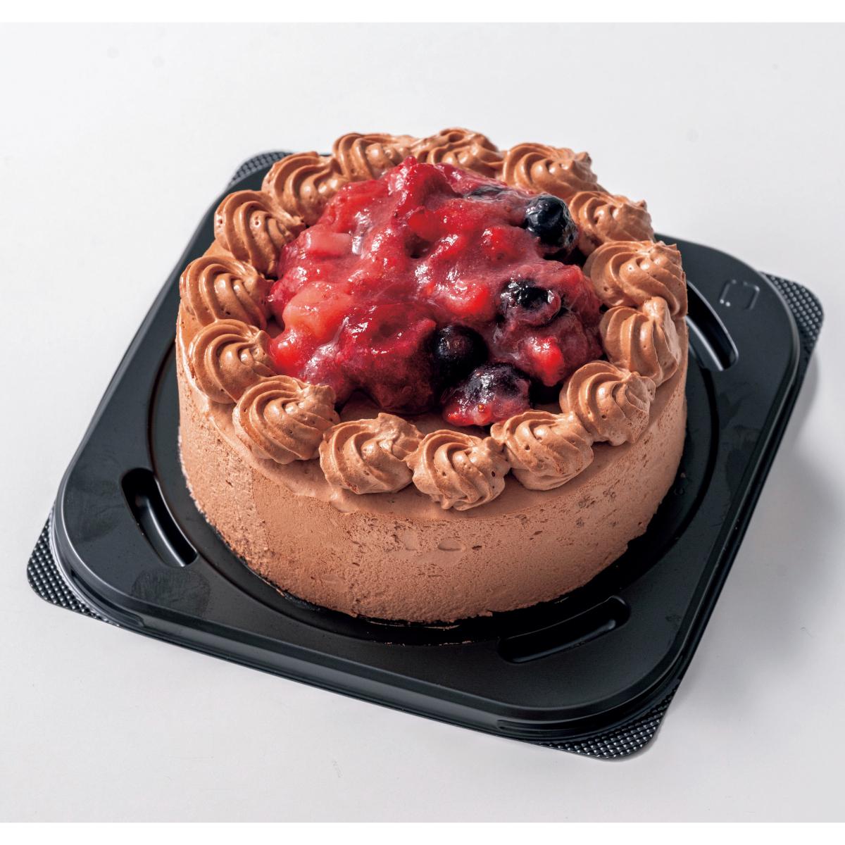 【メーカー直送】あまおう苺のチョコケーキ 【母の日にも】誕生日ケーキ 食品 食べ物 お取り寄せ グルメ ご当地グルメ ケーキ 洋菓子
