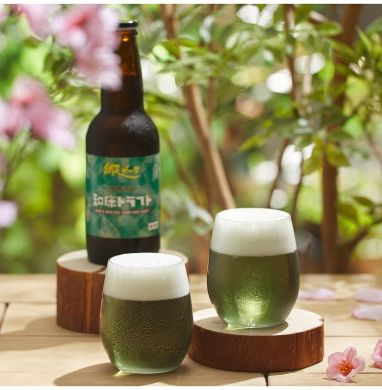 緑のビール 知床ドラフト 330ml ラッピング済みギフト(代引不可)