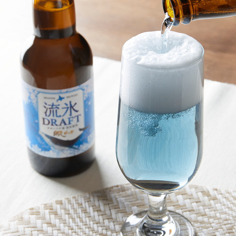 青いビールとのり塩アーモンドフィッシュ ギフト プチギフト プレゼント 贈答用 贈り物 ラッピング済み 手土産 ビール 網走ビール おつまみ スナック