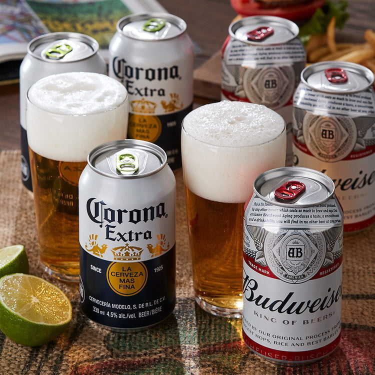 【誕生日専用】人気の海外ビール飲み比べ バドワイザー & コロナビール 6缶 セット ビール Budweiser Colona ギフト 贈り物 プレゼント 贈答 箱入 ギフトボックス 誕生日(ホワイトデー)