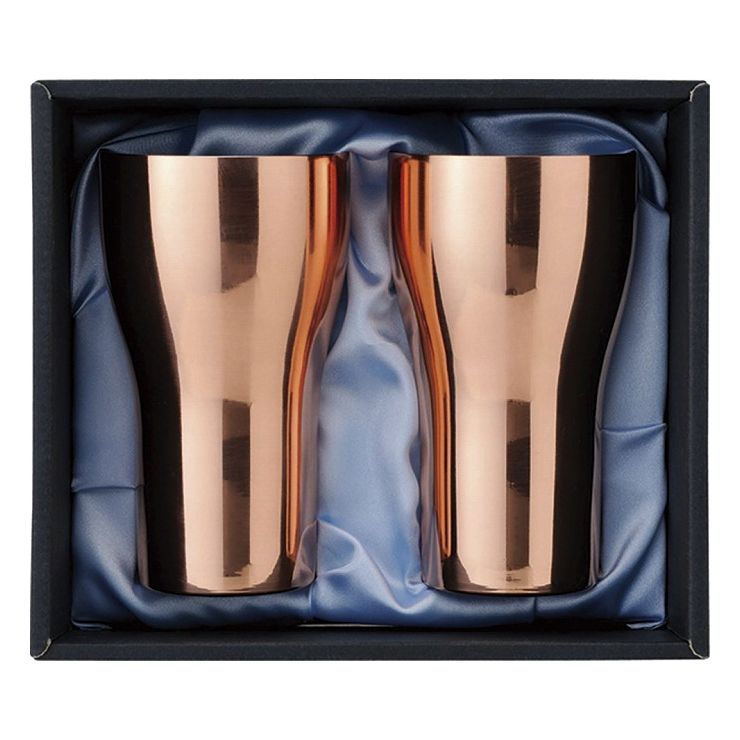 SR-I 純銅タンブラー 440cc 2pcs 日本製 国産 メイドインツバメ 純銅 保冷 錫メッキ キッチン 料理 食卓 コップ お酒 酒器 調理器具 ギフト プレゼント