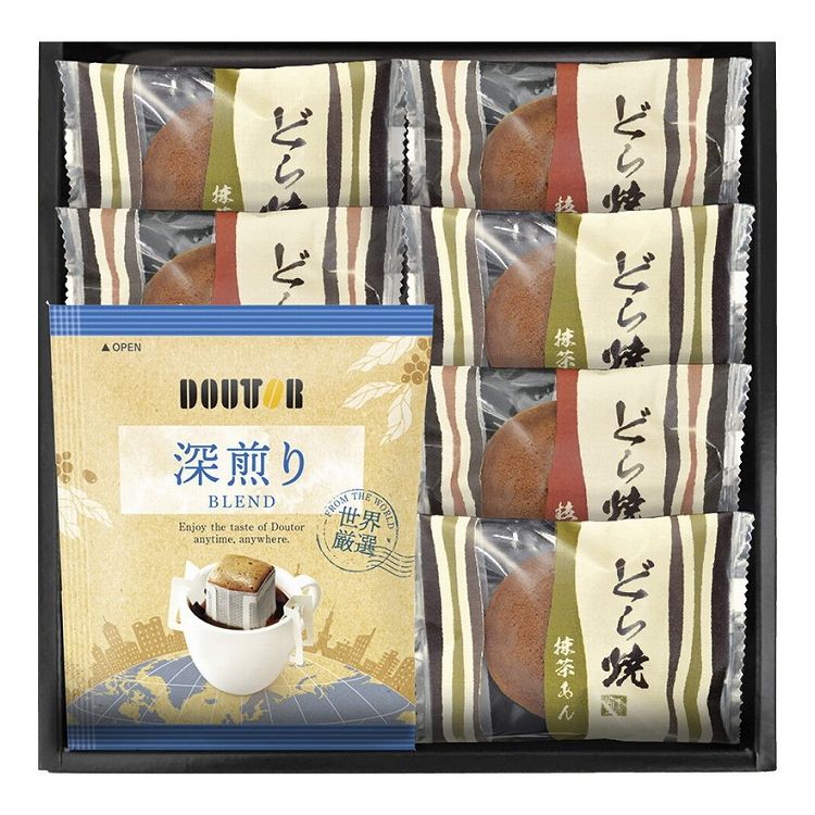 ドトールコーヒー&どら焼き 詰合せグルメ ギフト 贈答 贈り物 プレゼント 記念 お取り寄せグルメ(代引不可)