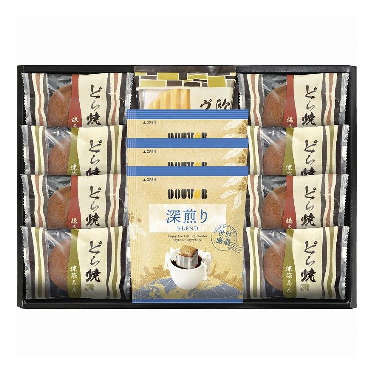 ドトールコーヒー&どら焼き 詰合せグルメ ギフト 贈答 贈り物 プレゼント 記念 お取り寄せグルメ(代引不可)