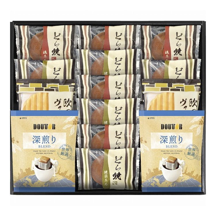 ドトールコーヒー&どら焼き 詰合せグルメ ギフト 贈答 贈り物 プレゼント 記念 お取り寄せグルメ(代引不可)
