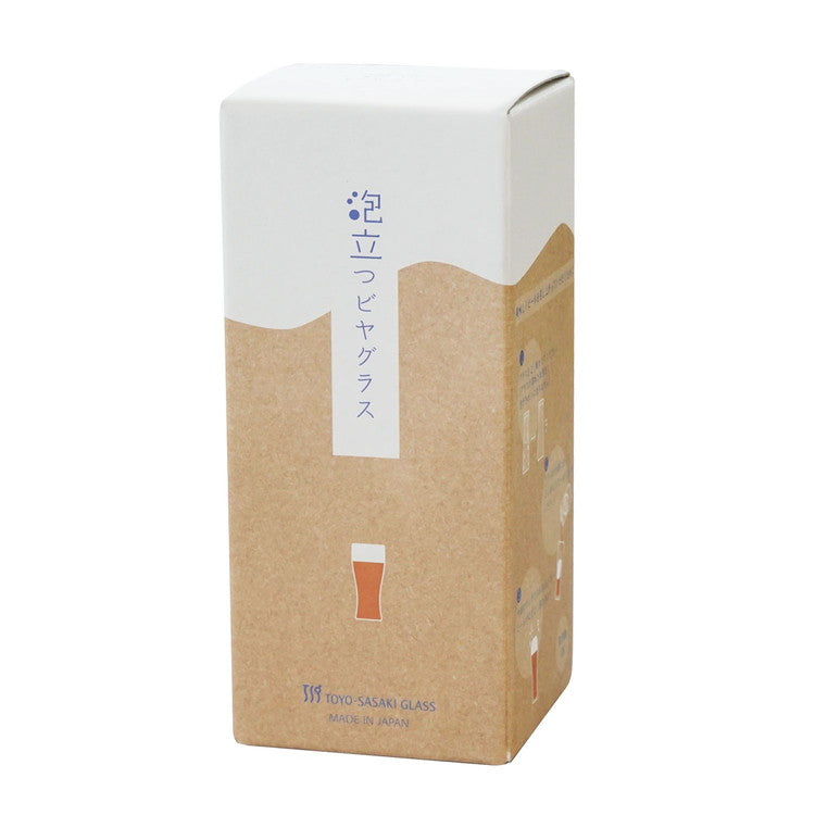 2個セット 東洋佐々木ガラス 泡立つビヤグラス タンブラー 360ml 【ギフトラッピング・化粧箱入】 食洗機対応 すりガラス調 おしゃれ ビール グラス コップ ビアグラス プレゼント ギフト おしゃれ