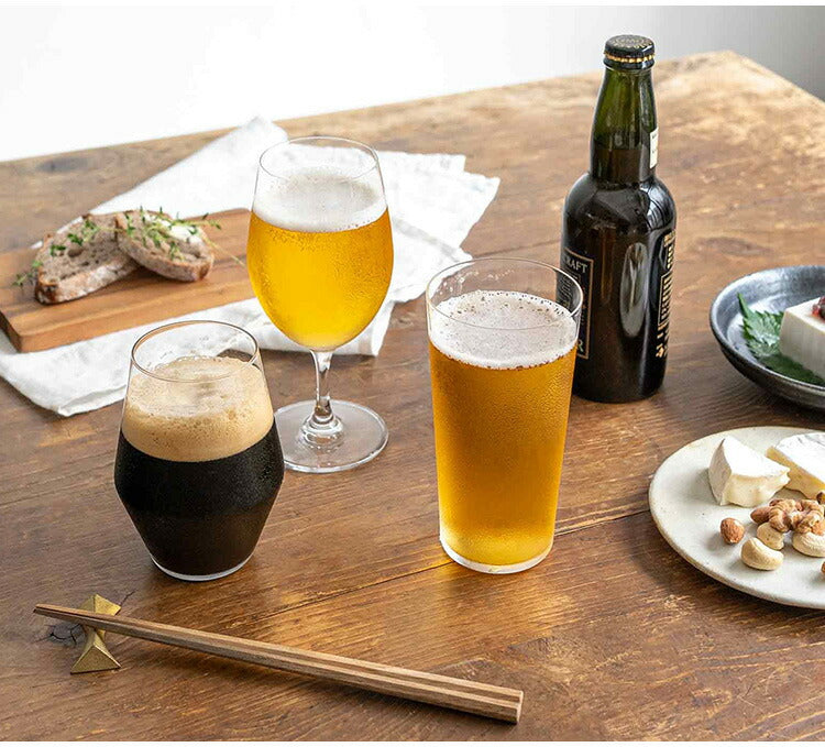東洋佐々木ガラス 薄づくりビヤーグラスセット 3個 【ギフトラッピング・専用木箱入】 食洗機対応 ビアグラス ビールグラス ビール クラフトビール 飲み比べセット プレゼント ギフト おしゃれ