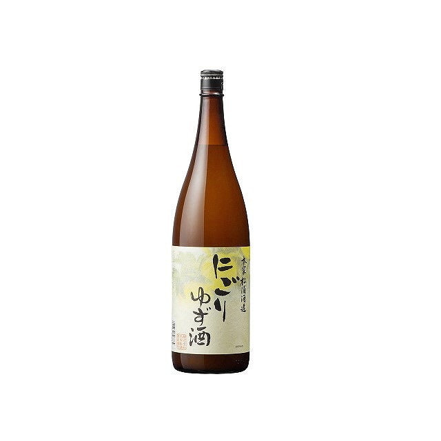 本家松浦酒造 にごりゆず酒 1.8L 日本酒 果実酒 フルーツ 酒 Sake 徳島(代引不可)