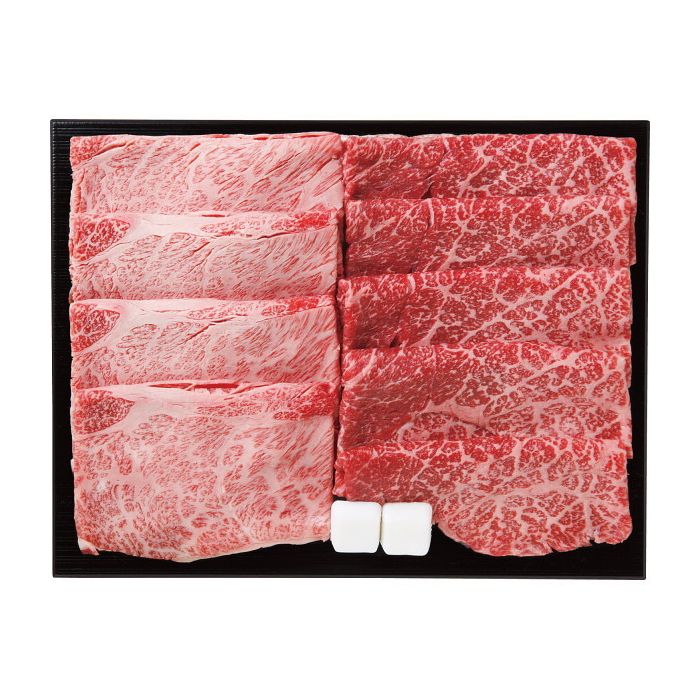 仙台牛 肩ロース・モモ すき焼き食べ比べセット(計800g) 牛肉 グルメギフト贈り物プレゼント記念贈答取り寄せグルメ(代引不可)