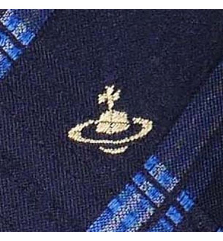 Vivienne Westwood ヴィヴィアンウエストウッド ネクタイ ネイビーブルー メンズ ブランド シルク イタリア製 ビジネス プレゼント ギフト 結婚式 卒業式 入学式 入社式 成人式 バレンタイン 誕生日