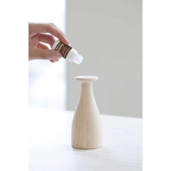 アットアロマ アロマディフューザー wood diffuser hinoko（ヒノコ） 単品 【オイル別売】【代引不可】