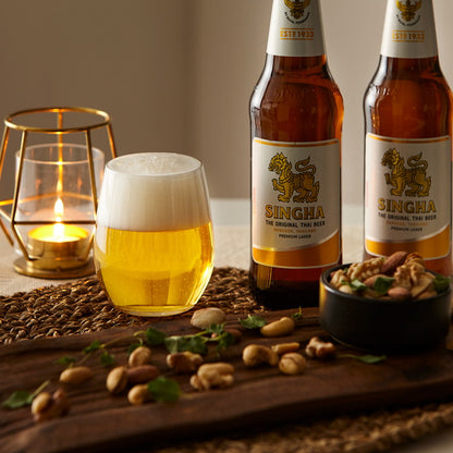 シンハー 瓶 330ml×2本セット 箱入り SINGHA ビール 輸入ビール