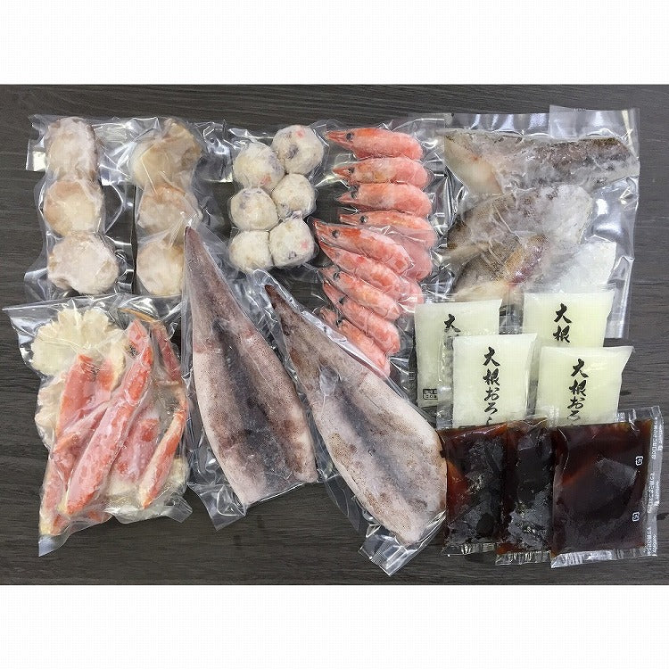 海鮮みぞれ鍋 食品 ギフト プレゼント 贈答 熨斗 のし 贈り物 記念日 お祝い 冠婚葬祭 内祝 御祝 無地 出産内祝 結婚内祝 御見舞 快気祝 御仏前 志 お供(代引不可)