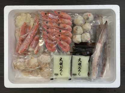 海鮮みぞれ鍋 食品 ギフト プレゼント 贈答 熨斗 のし 贈り物 記念日 お祝い 冠婚葬祭 内祝 御祝 無地 出産内祝 結婚内祝 御見舞 快気祝 御仏前 志 お供(代引不可)