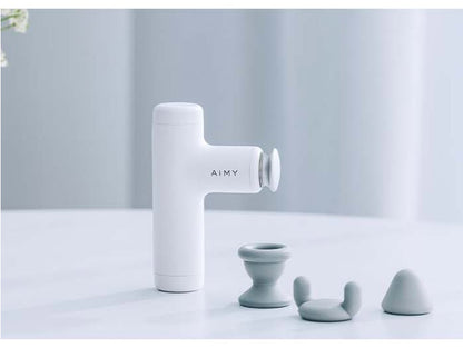 コンパクトビューティーガン AiMY AIM-FN071 ハンディーガン エイミー 筋膜リリースガン マッサージ リラックス 軽量 コンパクト 首 肩 足 腰 たたき エクササイズ