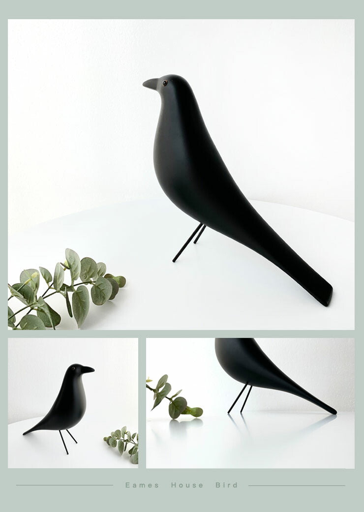 イームズハウスバード イームズ ブラック 天然木 リプロダクト品 北欧 オブジェ Eames House Bird Charles & Ray Eames