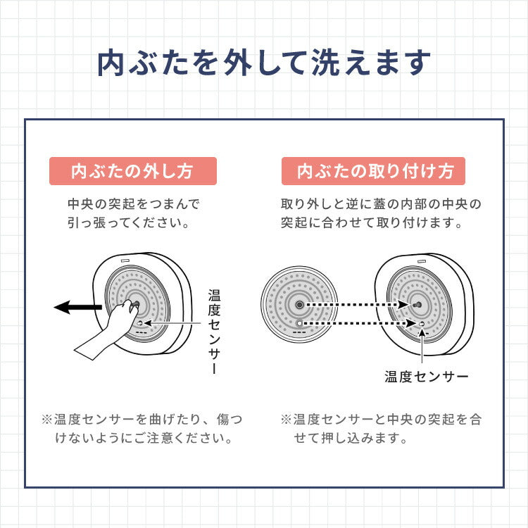 simplus シンプラス マイコン式 4合炊き炊飯器 SP-RCMC4 炊飯器 温度センサー付き 保温機能 ヨーグルト ケーキ