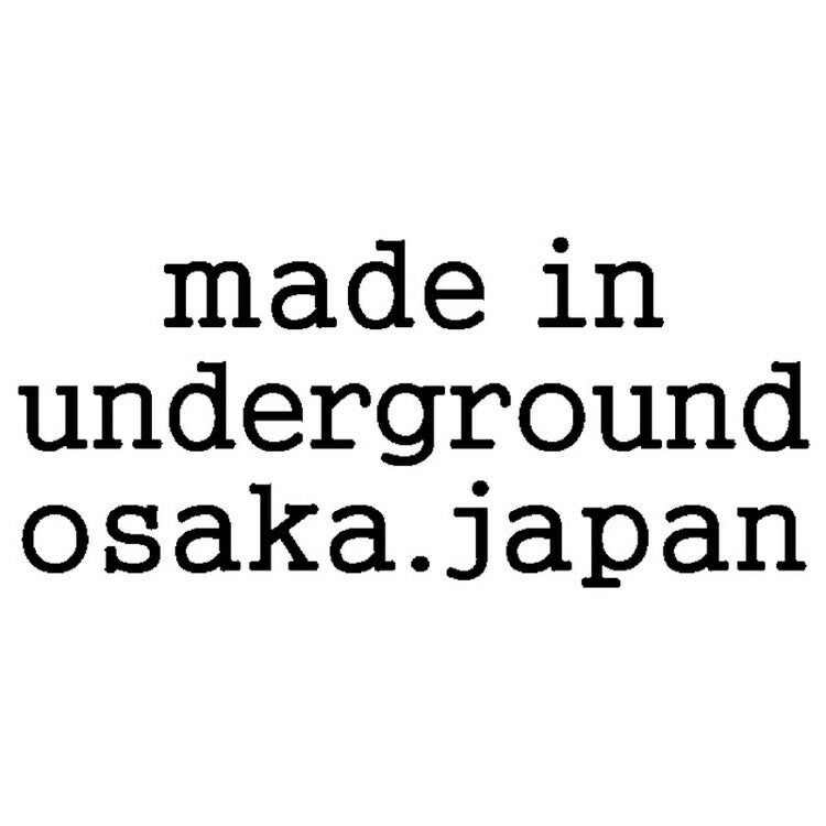 ヌメ革長財布 OJ-2504 財布 ブラック made in underground osaka.japan(代引不可)