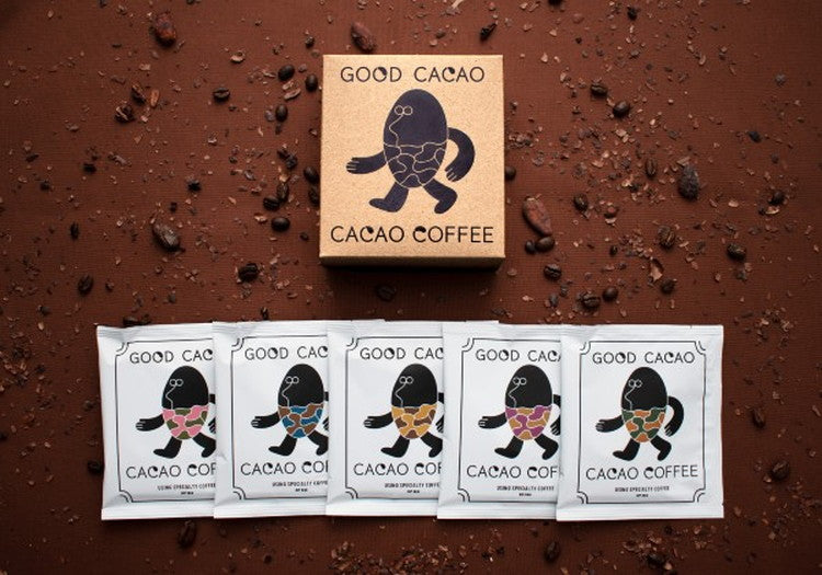 GOOD CACAO カカオコーヒーBOX (10gX5袋) ラッピング済み ギフト(代引不可)