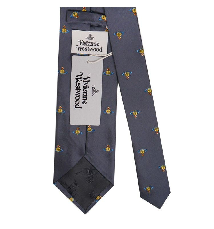 Vivienne Westwood ヴィヴィアンウエストウッド ネクタイ ブラック メンズ ブランド シルク イタリア製 ビジネス プレゼント ギフト 結婚式 卒業式 入学式 入社式 成人式 バレンタイン 誕生日