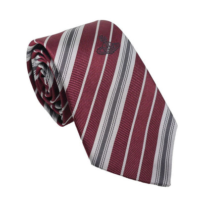 Vivienne Westwood ヴィヴィアンウエストウッド ネクタイ バーガンディ メンズ ブランド シルク イタリア製 ビジネス プレゼント ギフト 結婚式 卒業式 入学式 入社式 成人式 バレンタイン 誕生日
