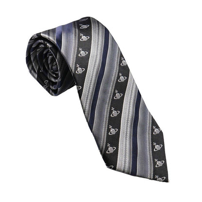 Vivienne Westwood ヴィヴィアンウエストウッド ネクタイ ブラック メンズ ブランド シルク イタリア製 ビジネス プレゼント ギフト 結婚式 卒業式 入学式 入社式 成人式 バレンタイン 誕生日