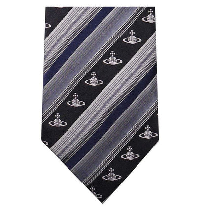 Vivienne Westwood ヴィヴィアンウエストウッド ネクタイ ブラック メンズ ブランド シルク イタリア製 ビジネス プレゼント ギフト 結婚式 卒業式 入学式 入社式 成人式 バレンタイン 誕生日